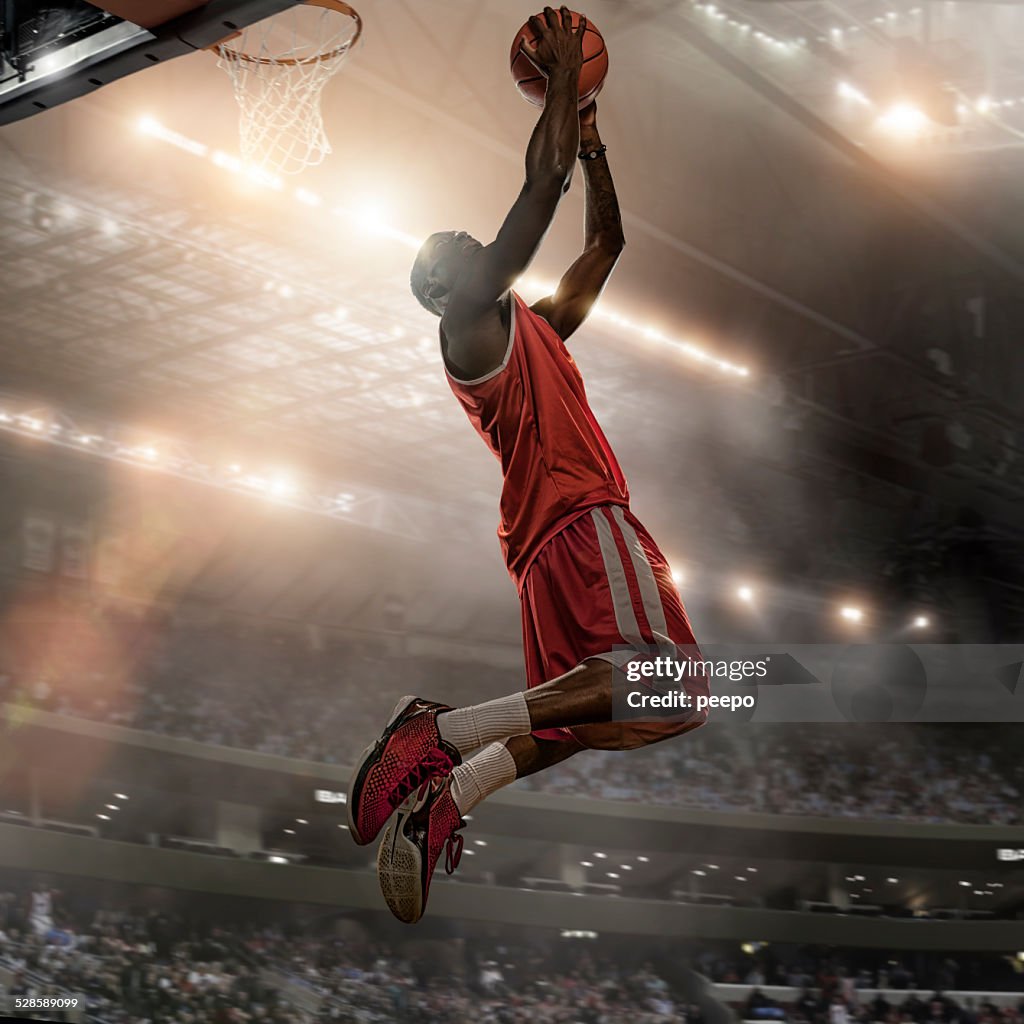 Action-Basketball Player