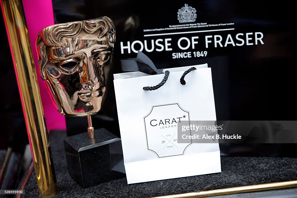 House Of Fraser British Academy Television Awards - Celebrity Outfits Arrive At The Mondrian Hotel