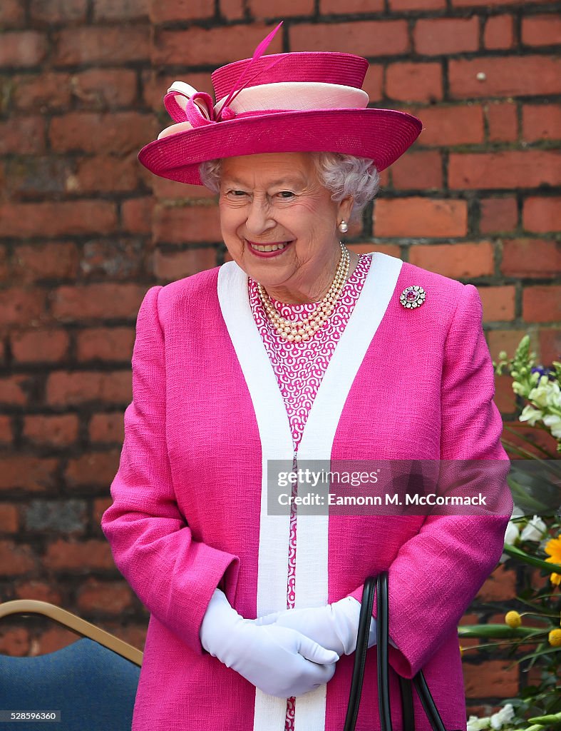 Queen Elizabeth II Visits Berkhamsted School