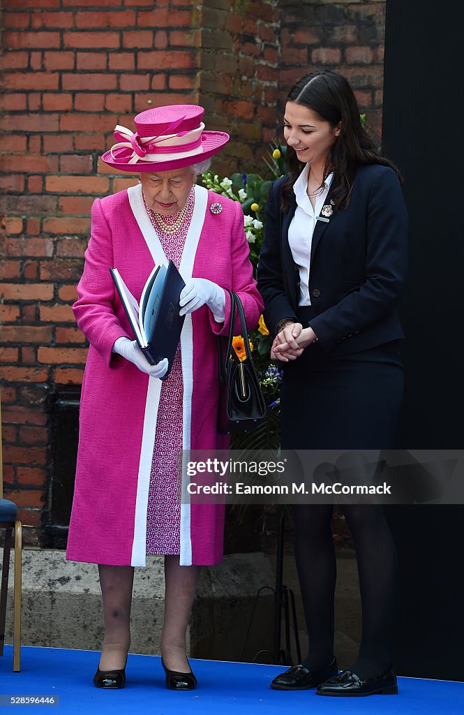 Queen Elizabeth II Visits Berkhamsted School