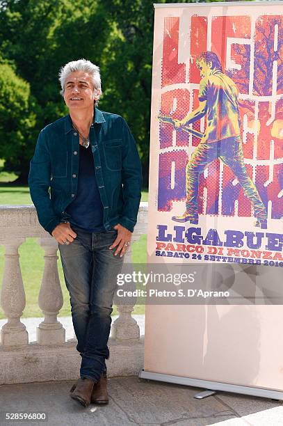 Luciano Ligabue Presents Scusate Il Disturbo on May 6, 2016 in Monza, Italy.