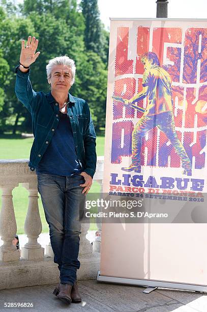 Luciano Ligabue Presents Scusate Il Disturbo on May 6, 2016 in Monza, Italy.