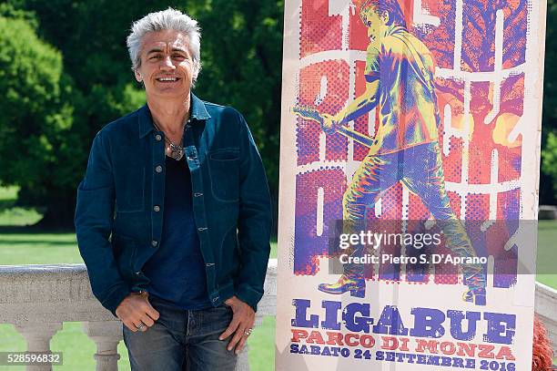 Luciano Ligabue Presents Scusate Il Disturbo on May 6, 2016 in Monza, Italy.