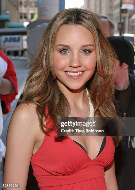 Actress Amanda Bynes attends The WB Upfront at Madison Square Garden May 17, 2005 in New York City.