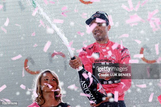 Tom Dumoulin from the Netherlands of Team Giant Alpecin competes during the first stage of the Giro d'Italia 2016 at Apeldoorn, Netherlands, on May 6...