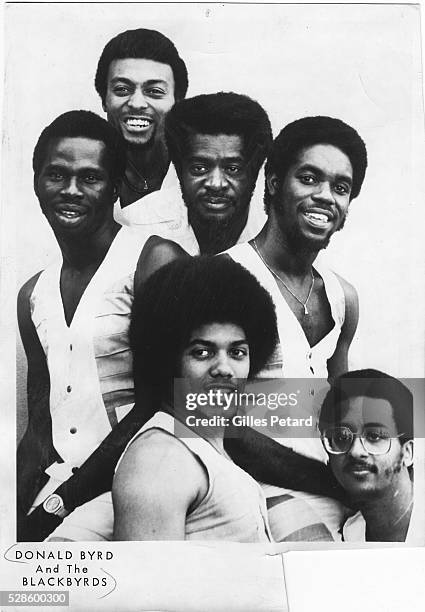 Donald Byrd and the Blackbyrds, studio portrait, USA, 1975.