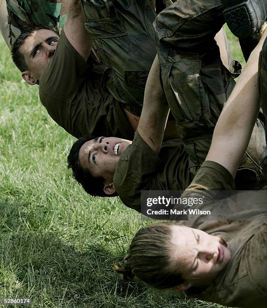 Triple Freshmen Rope 76 Naval Academy Holds Sea Trials Stock Photos, High-Res Pictures, and ...