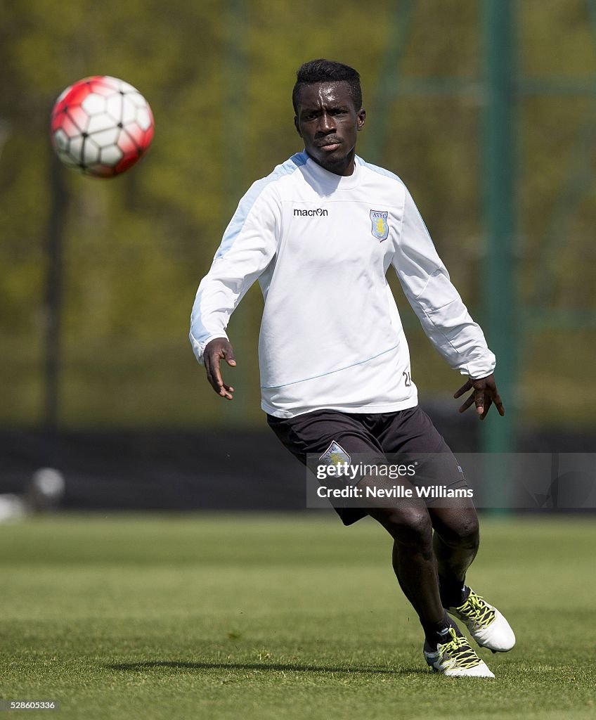 Aston Villa Training Session and Press Conference