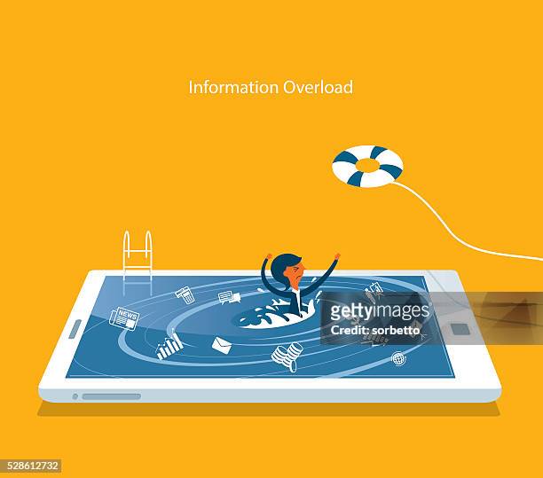 ilustraciones, imágenes clip art, dibujos animados e iconos de stock de sobrecarga de información. - whirlpool