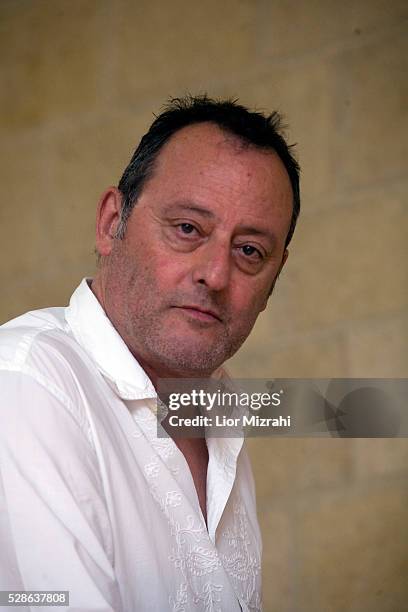 Portrait of French actor Jean Reno, Jerusalem, Israel, July 8, 2010.