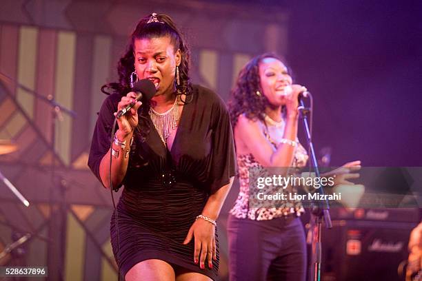 Boney M perform on July 20, 2010 in Ramallah, West-Bank.