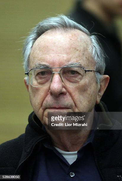 Israeli former Defense Minister Moshe Arens is seen in the Knesset, Israeli Parliament on January 11, 2011 in Jerusalem, Israel.