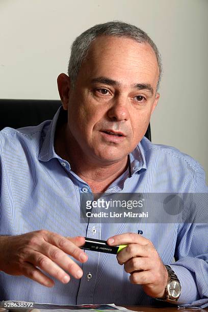 Yuval Steinitz, Israel's minister of finance, speaks during an interview in his office on November 14, 2012 in Jerusalem, Israel.