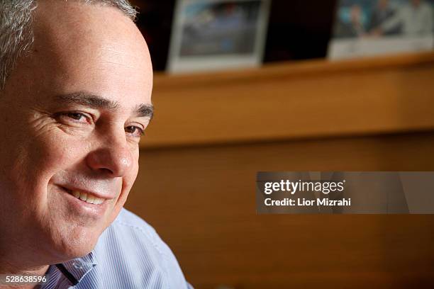 Yuval Steinitz, Israel's minister of finance, speaks during an interview in his office on November 14, 2012 in Jerusalem, Israel.