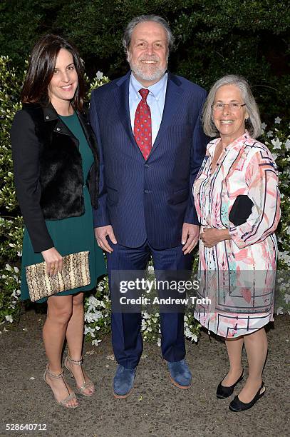 Allison Charney, Dr. Dennis Charney and Andrea Charney attend the Mount Sinai Health System 2016 Crystal Party on May 5, 2016 in New York City.