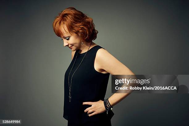 Reba McEntire poses for a portrait at the 2016 American Country Countdown Awards People.com on May 1, 2016 in Inglewood, California.