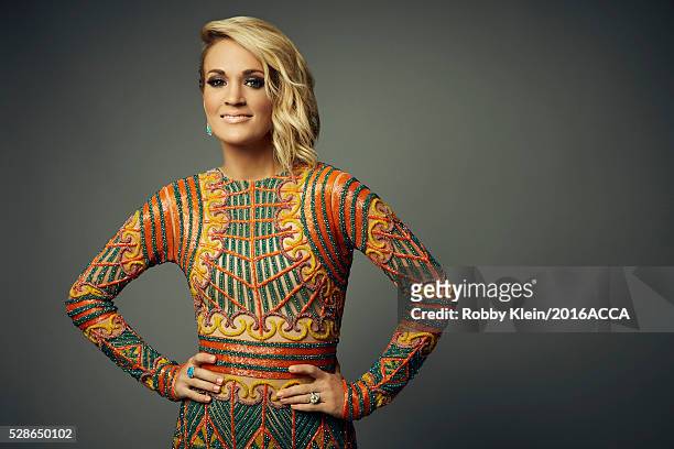Carrie Underwood poses for a portrait at the 2016 American Country Countdown Awards People.com on May 1, 2016 in Inglewood, California.