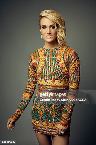 Carrie Underwood poses for a portrait at the 2016 American Country Countdown Awards People.com on May 1, 2016 in Inglewood, California.