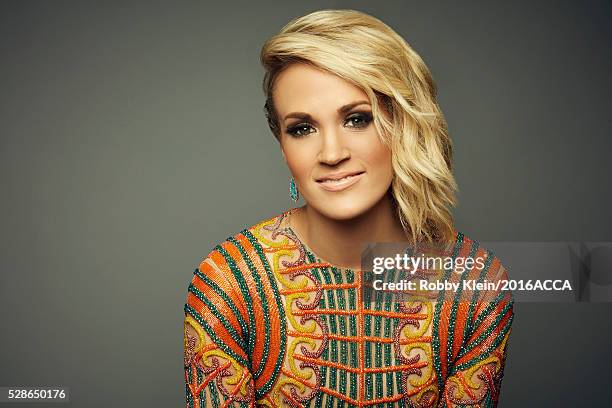 Carrie Underwood poses for a portrait at the 2016 American Country Countdown Awards People.com on May 1, 2016 in Inglewood, California.