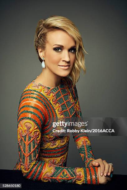 Carrie Underwood poses for a portrait at the 2016 American Country Countdown Awards People.com on May 1, 2016 in Inglewood, California.