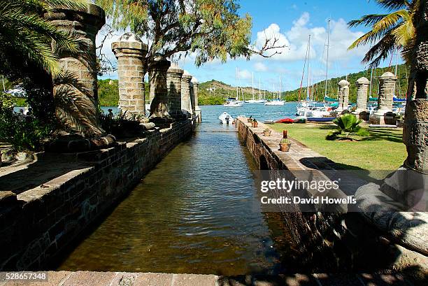 nelson's dockyard - nelsons dockyard stock pictures, royalty-free photos & images