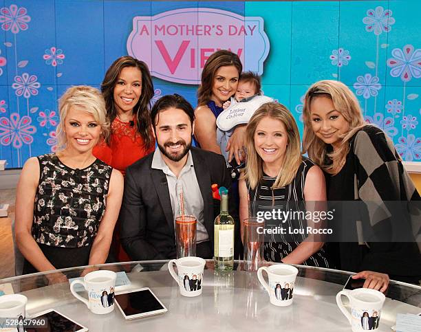 Pamela Anderson and Lily Tomlin are the guests and Sara Haines visits with her new baby, Alec today on "THE VIEW," 5/6/16 airing on the Walt Disney...