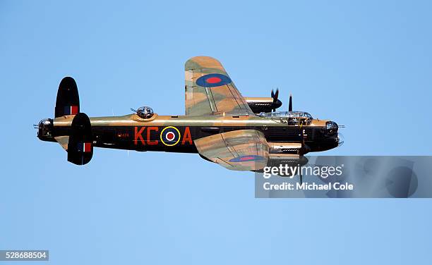 Avro Lancaster Bomber at The Goodwood Revival Meeting 12th Sept 2014