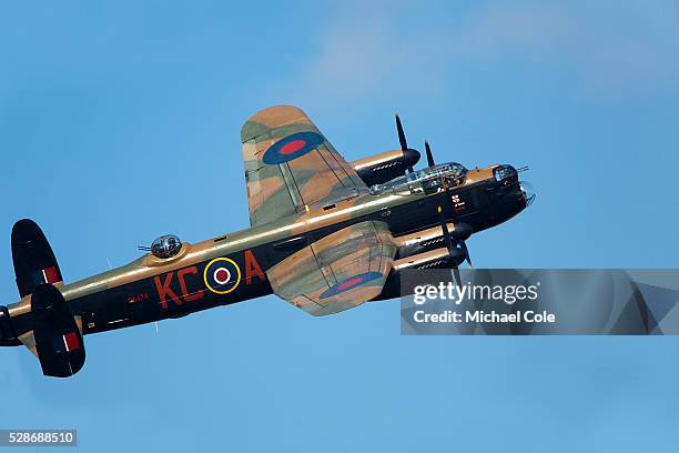 Avro Lancaster Bomber at The Goodwood Revival Meeting 12th Sept 2014