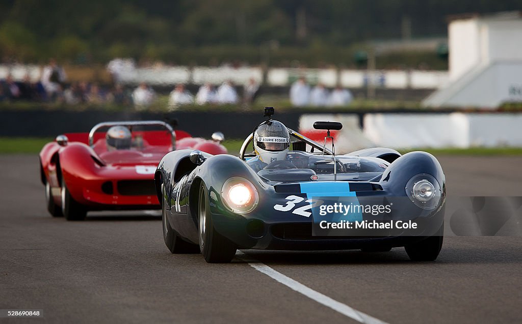 1965 Lola-Chevrolet T70 Spyder driven by Andrew Smith in The Whitsun Trophy at The Goodwood Revival