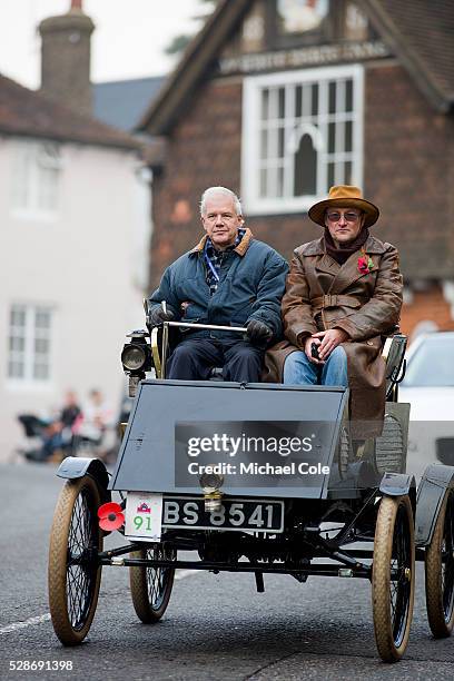 Milwaukee driven by David Main through the village of Cuckfield en route to Brighton.