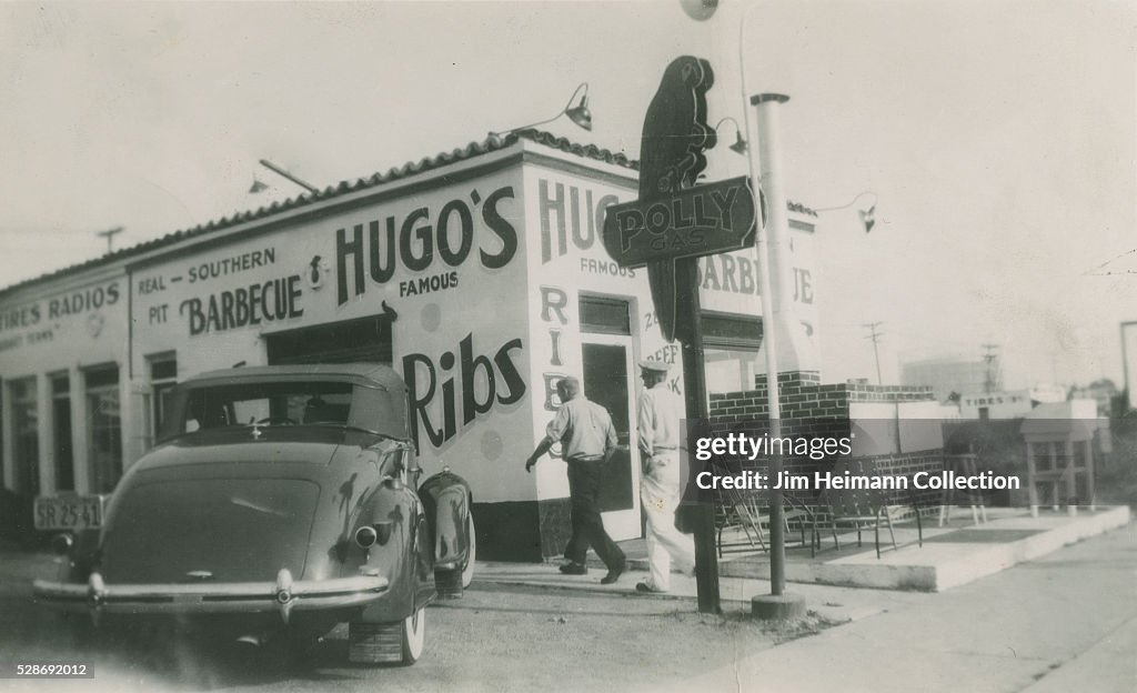 Hugo's Barbecue exterior.