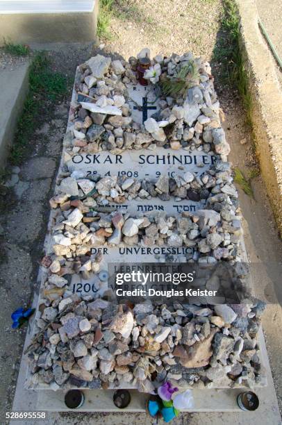 oskar schindler's grave - oskar schindler stock pictures, royalty-free photos & images