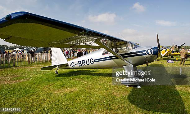Luscombe Silvaire 8E, Freddie March Spirit of Aviation at the Goodwood Revival Meeting 13th Sept 2014
