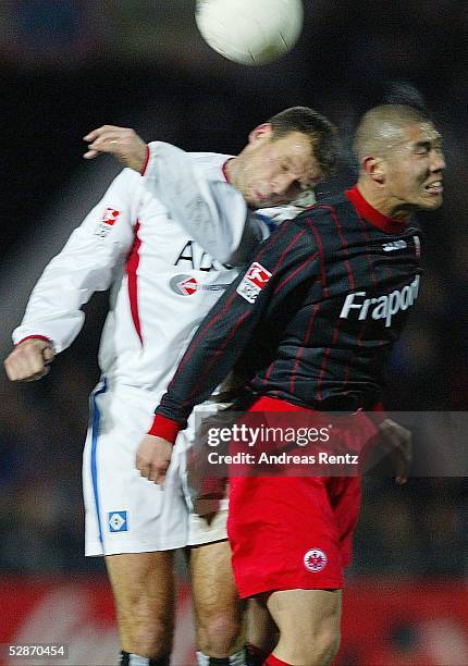 Fussball: 1. BL 03/04, Eintracht Frankfurt - HSV, News Photo