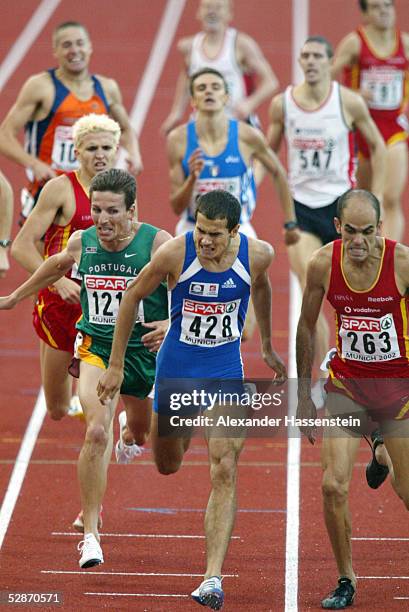 Muenchen; 1.500m MAENNER; SIEGER Mehdi BAALA/FRA nach Kampfrichterentscheid, obwohl Reyes ESTEVEZ/ESP zeitgleich ueber die Ziellinie lief