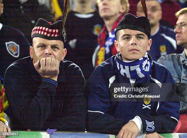 Qualifikation 2003, Dortmund; Deutschland 1; Fans/Schottland
