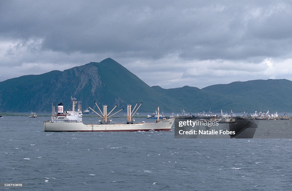 Fishing Vessels in Waters off Dutch Harbor