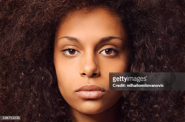portrait of african american teenage girl - close up stock pictures, royalty-free photos & images