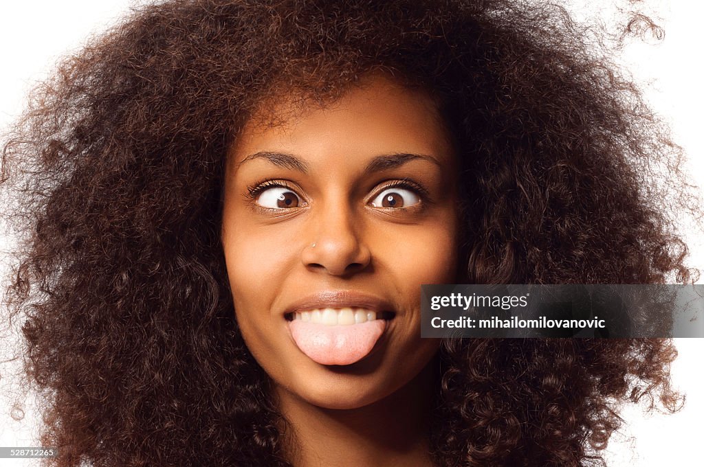 Portrait of african american Teenager-Mädchen