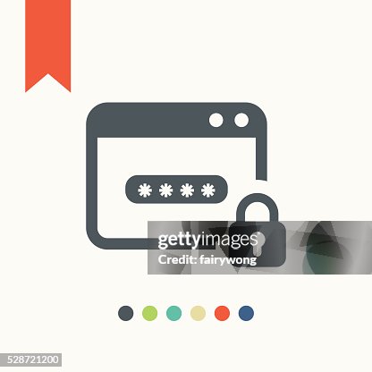 Personal data protection icon Personal data protection icon