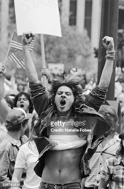anti-communist demonstration on veterans day - protest archival stock pictures, royalty-free photos & images