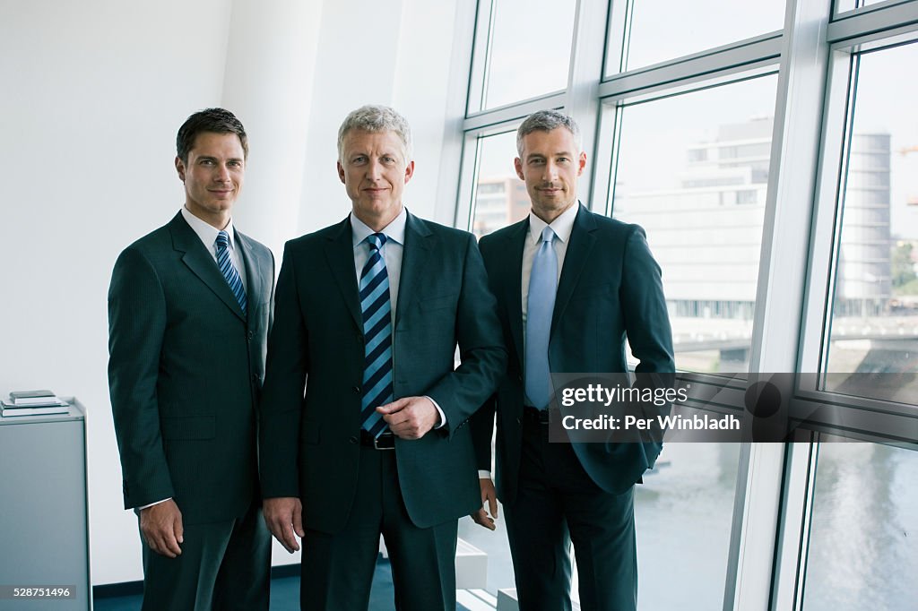Three reliable businessmen