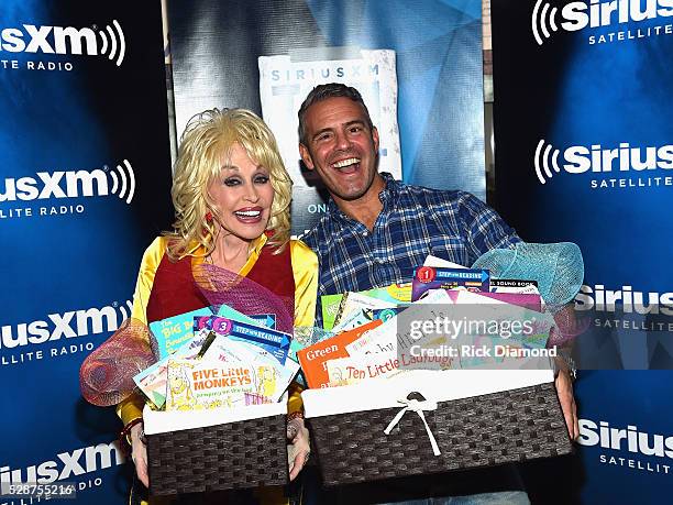 Dolly Parton Answers Questions During SiriusXM's Town Hall Series Hosted By Andy Cohen At Dollywood in the Dollywood Dreamsong Theatre on May 6, 2016...