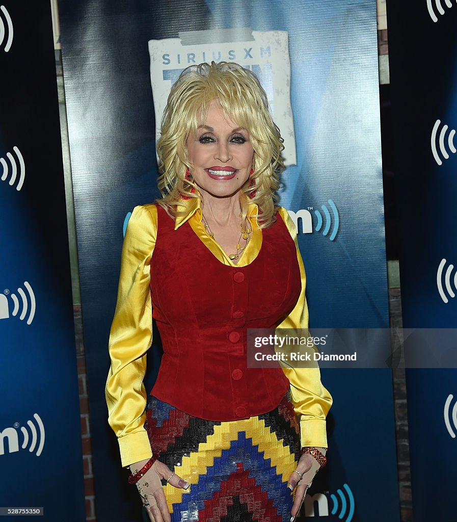 Dolly Parton Answers Questions During SiriusXM's Town Hall Series Hosted By Andy Cohen At Dollywood