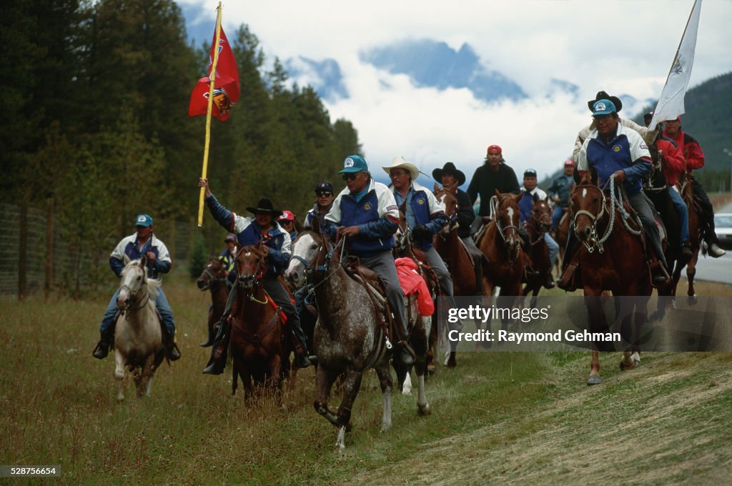 Siksika Nation Protest Ride