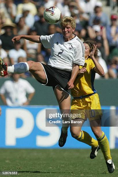 In den USA, Finale, Carson/Los Angeles; Deutschland - Schweden ; Kerstin STEGEMANN/GER, Hanna LJUNGBERG/SWE