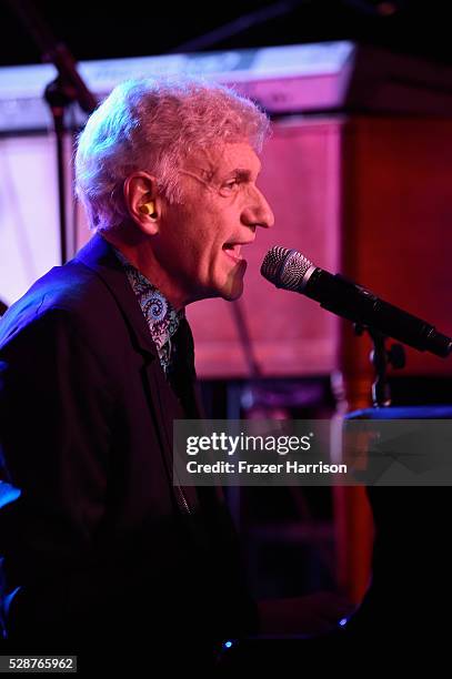 Former lead singer of Styx Dennis DeYoung performs onstage during the Unbridled Eve Gala during the 142nd Kentucky Derby on May 6, 2016 in...