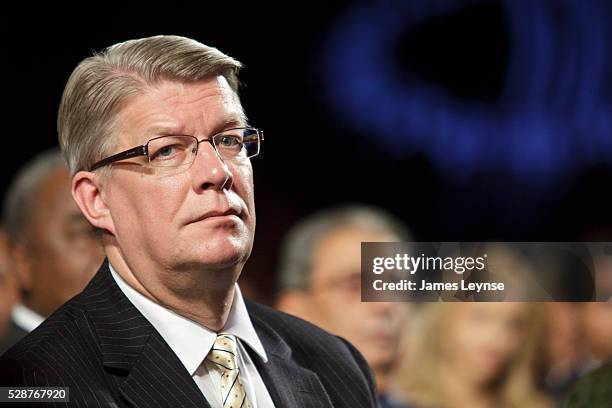 Latvia's President Valdis Zatlers at the fifth annual meeting of the Clinton Global Initiative in New York. The Initiative brings together leaders in...