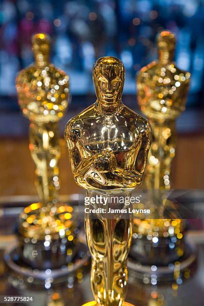 The "Oscar��" the statue given to winners at the annual Academy Awards�� ceremony, is on display for "Meet the Oscars��, New York" in Times Square...