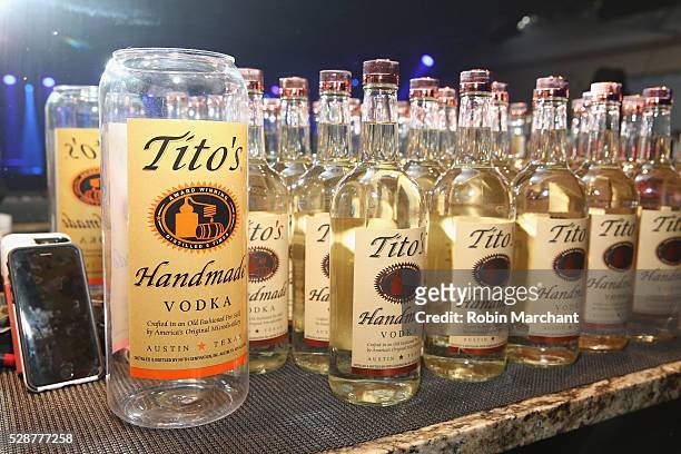Titos Handmade Vodka on display at The 6th Annual Fillies & Stallions Kentucky Derby party, hosted by Black Rock Thoroughbreds, along with Tito's...